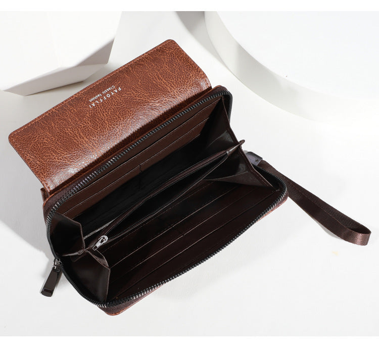 Men's Wallet Bestsellers 2025 New Mobile Phone Bag With Multiple Slots, Casual Long Wallet, Large Capacity Clutch Bag
