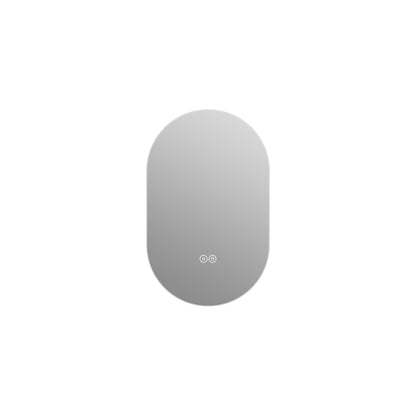 Smart Wall Mounted LED Touch Screen Mirror With Anti-Fog Function And Adjustable Lighting