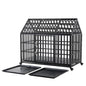 Heavy Duty Dog Crate Lockable Wheels