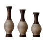Tall Designer Floor Vase With Elegant 2 Tone
