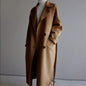 Womens Lapel Cashmere coat