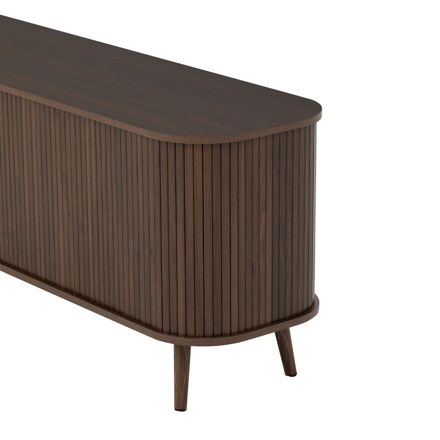 70" TV Stand, Media Center With Ample Storage - Dark Brown