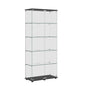 Display Cabinet With Shelf Double Doors And Lock
