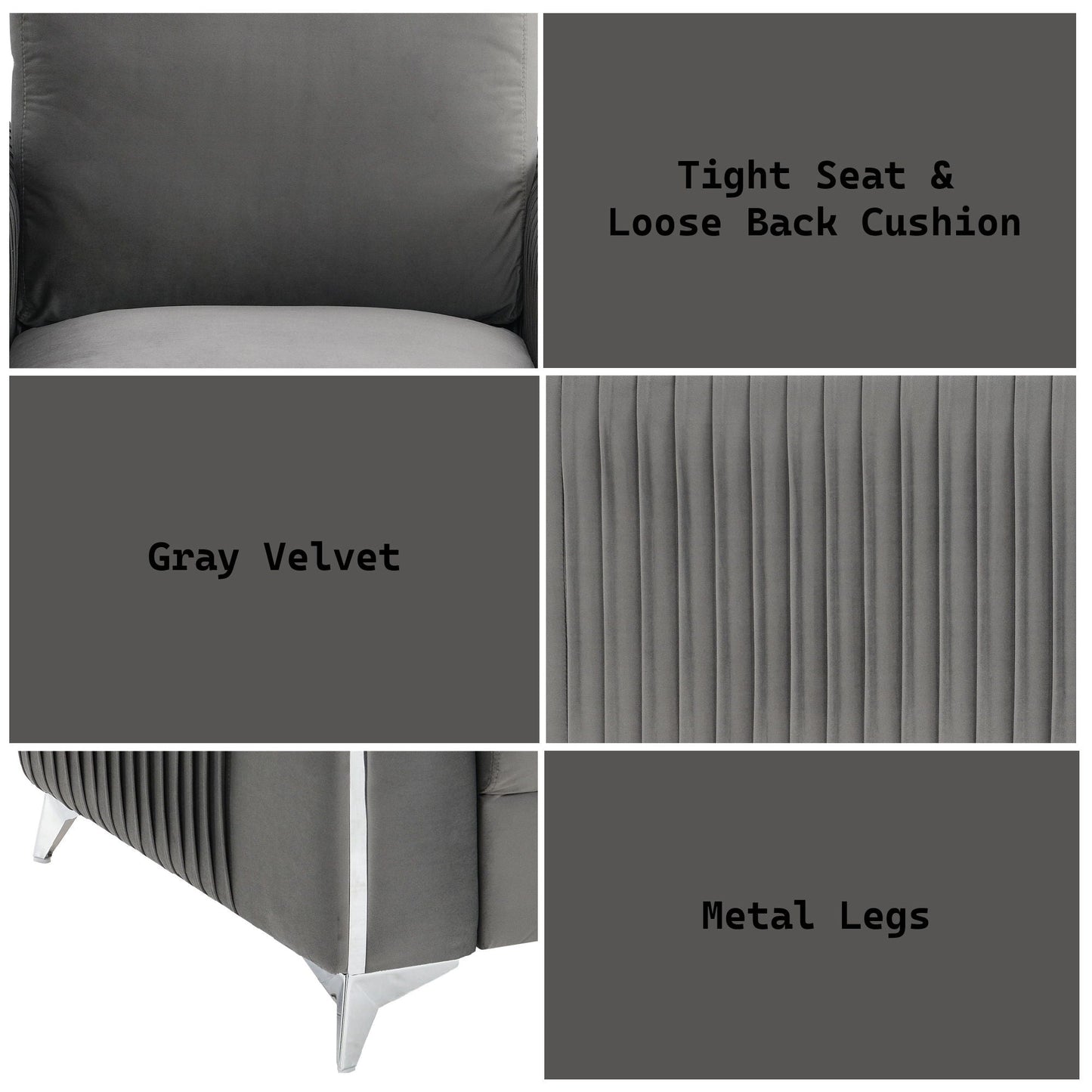 Wenona - Modern Loveseat