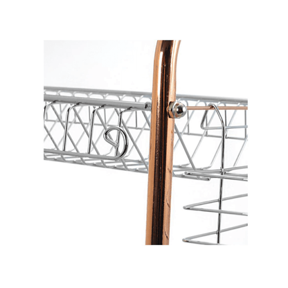 Better Chef 22" 2-Level Chrome-Plated R-Shaped Dish Rack