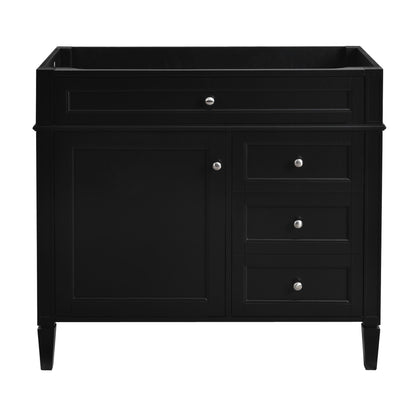 Bathroom Vanity With 2 Drawers And Tip-Out Drawer, Storage Cabinet