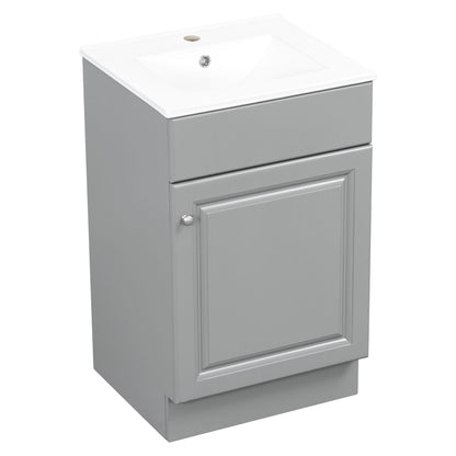 Bathroom Vanity With Sink, Cabinet With Adjustable Shelf