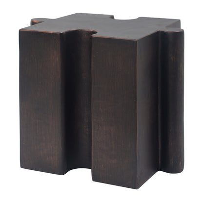 Puzzle Art Side Table, Modular Concave Edge MGO Table
