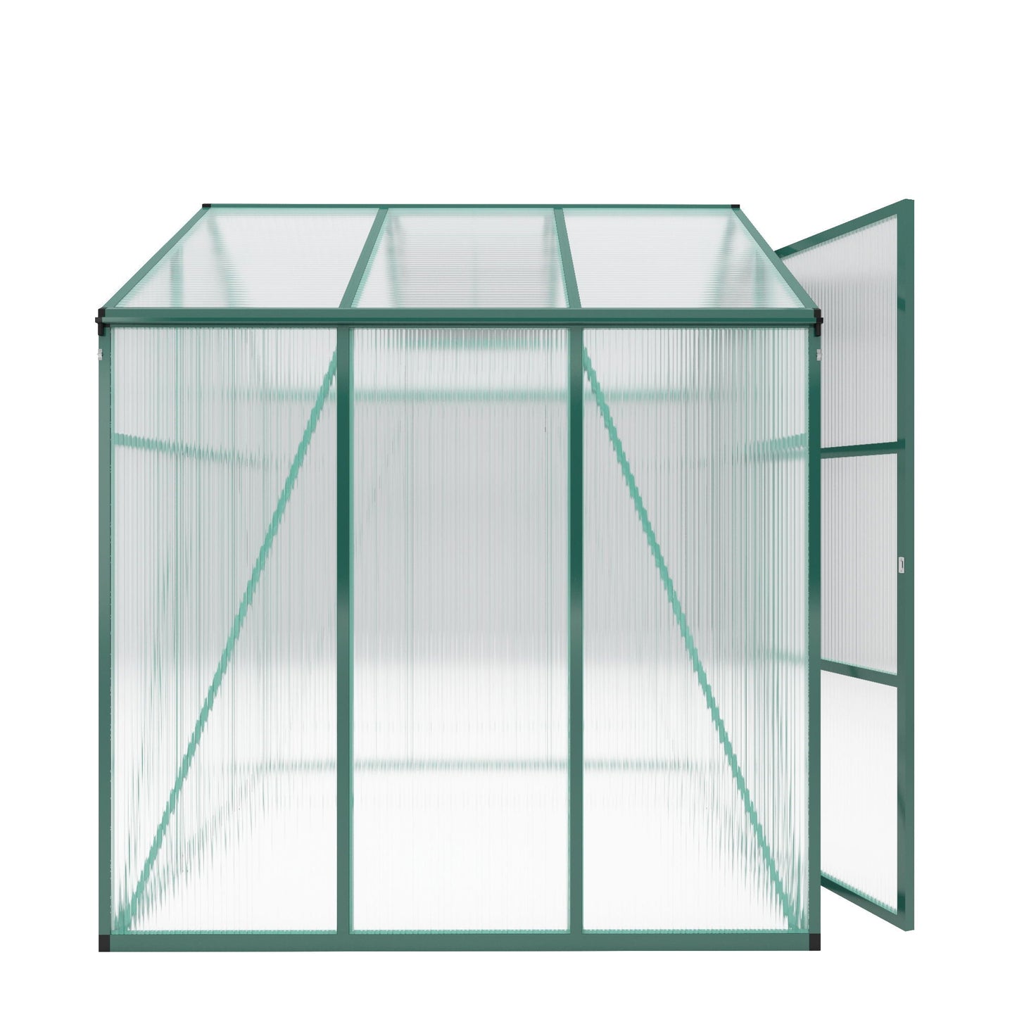 Polycarbonate Walk-In house, Raised Base For Outdoor In All Season