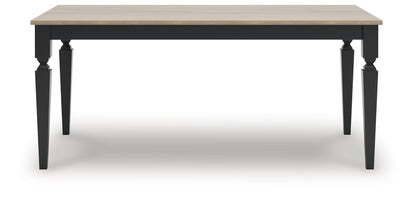 Brenkerton - Rectangular Dining Room Table - Grayish Brown / Black