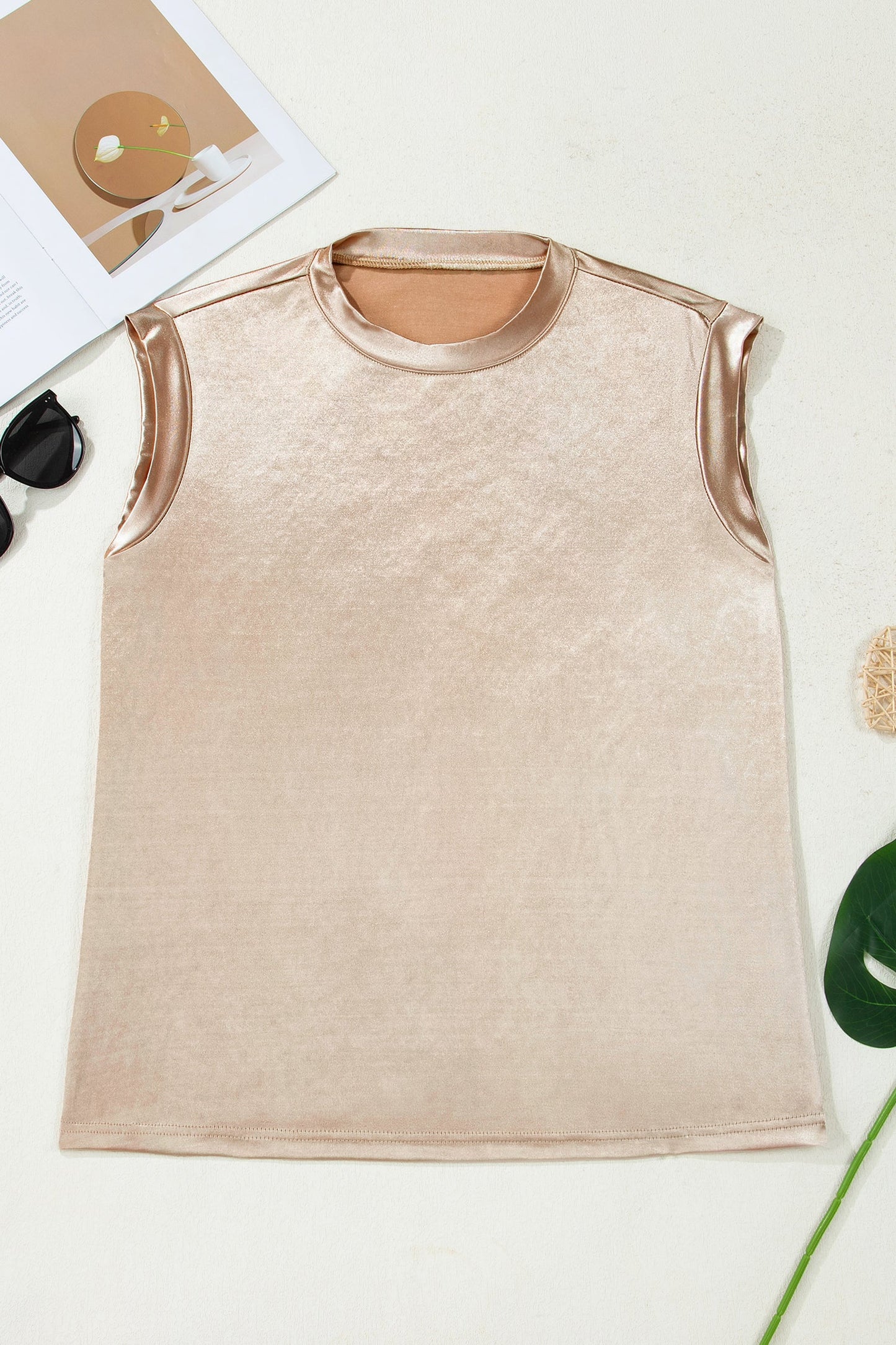 Alicia Metallic Tank Top