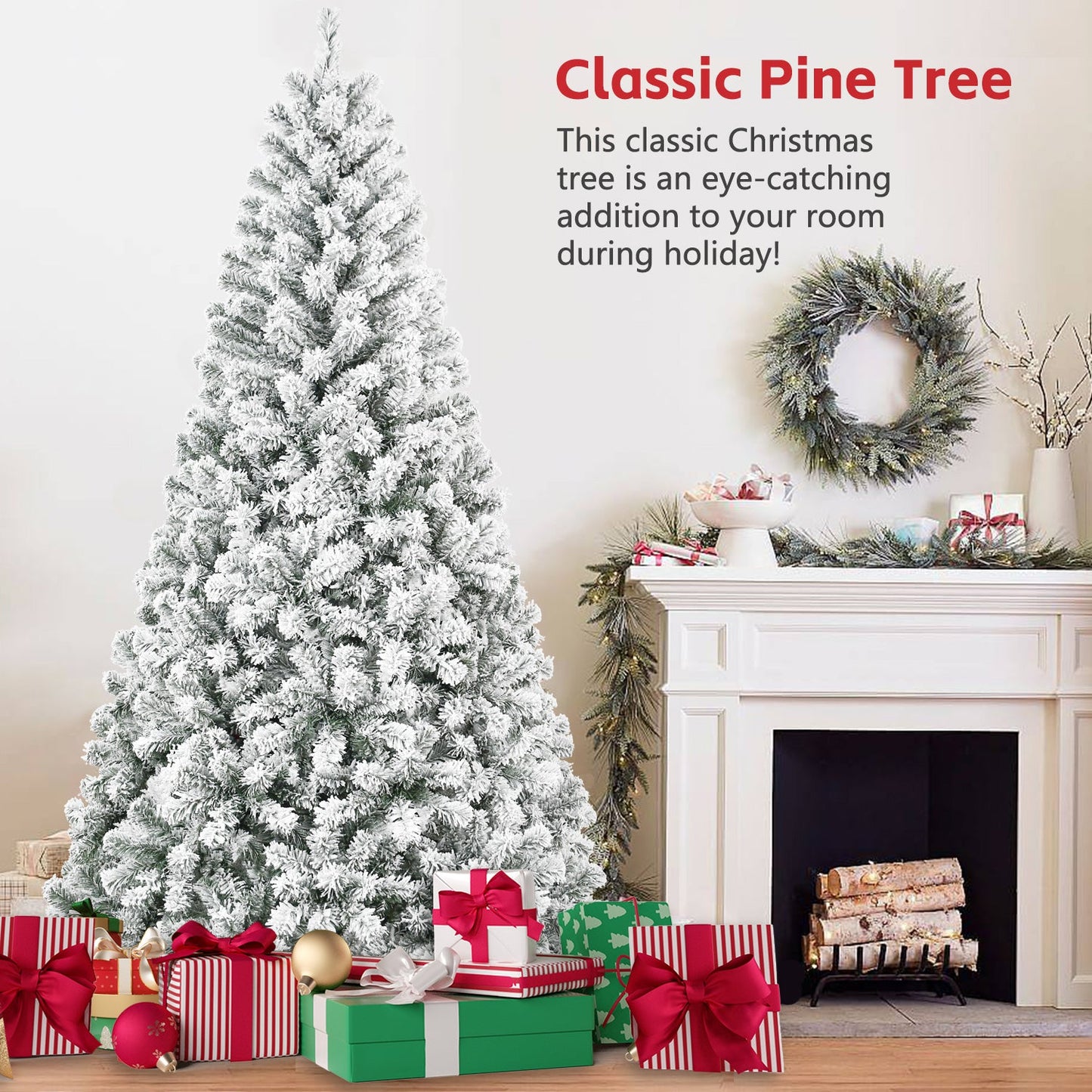 5FT Flocked Christmas Tree