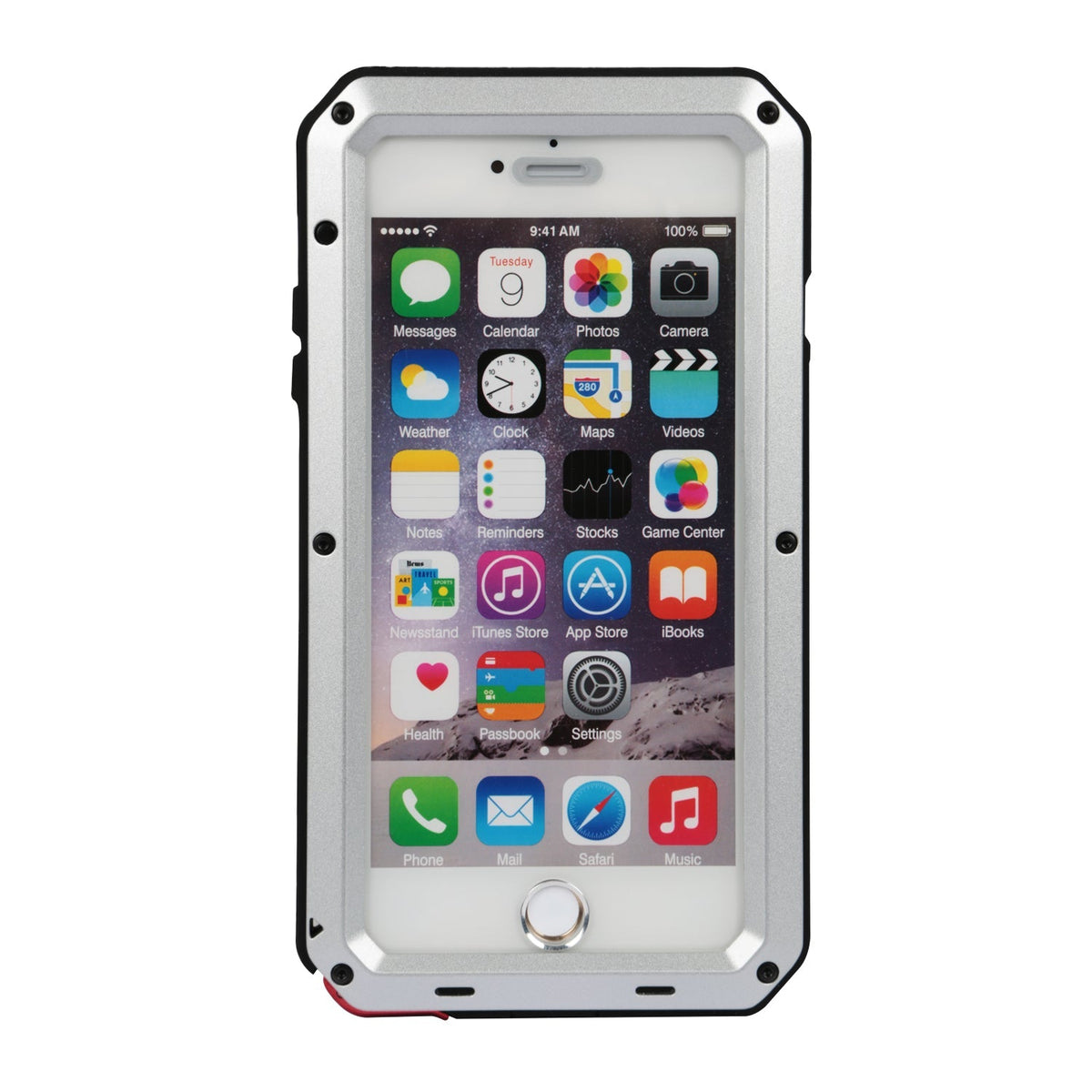 Rugged Shock-Resistant Hybrid Full Cover Case For iPhone 6 Plus