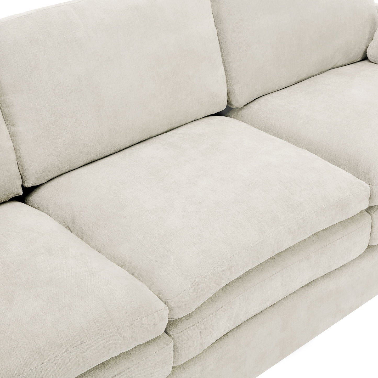 Cozy Upholstered Cushion Armchair For Living Room