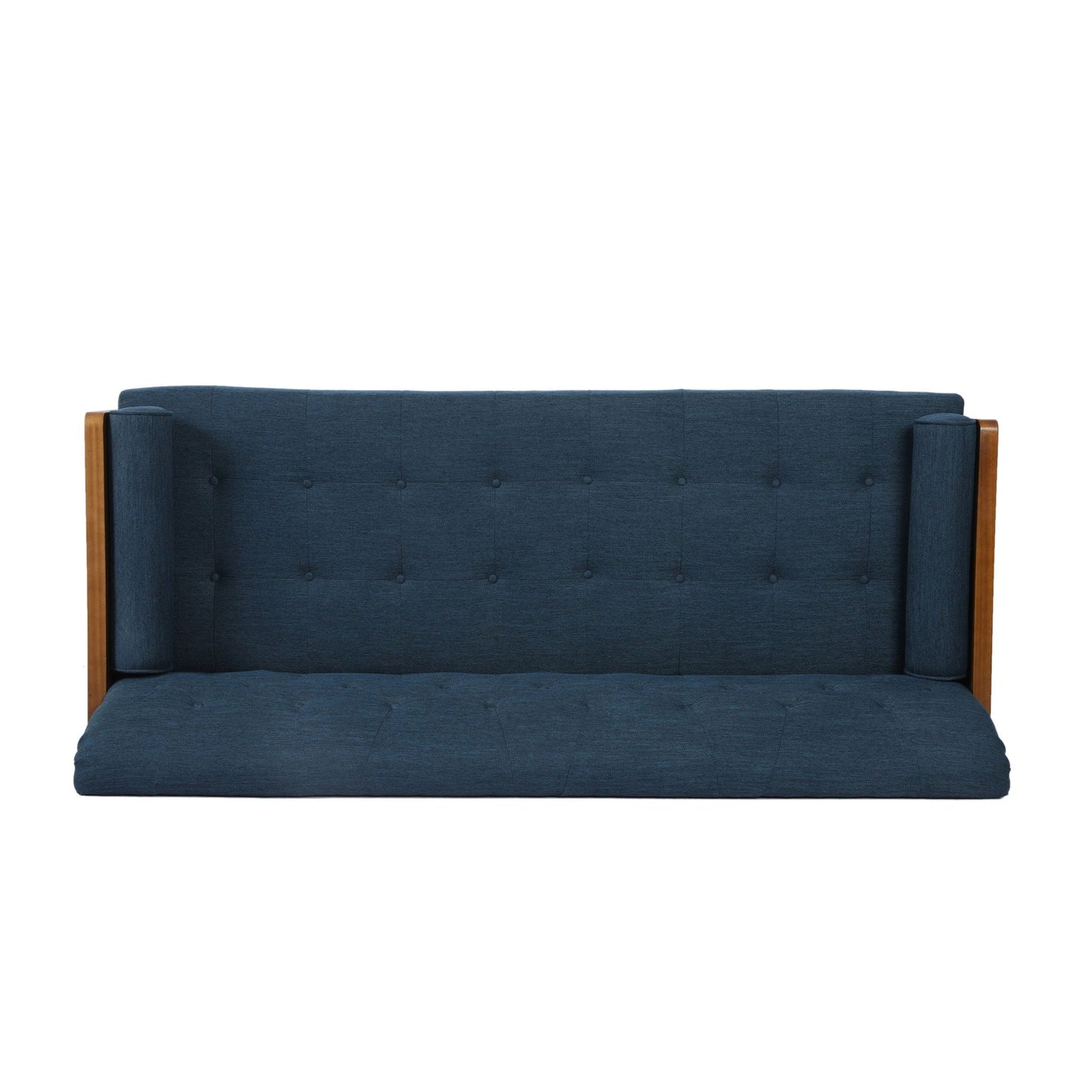 Aidan Mid Century Modern Tufted Fabric Sofa