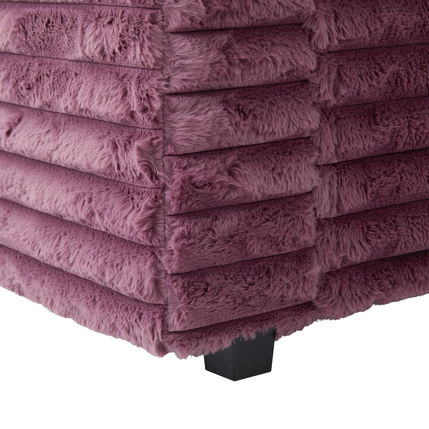 Oversized Double Chaise Lounge Sofa Bed With USB Ports And Cup Holders
