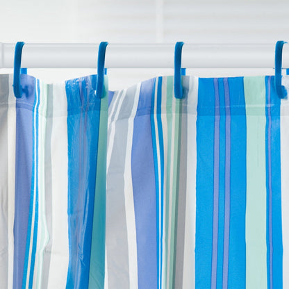 Tension Curtain Rod Spring Load Adjustable Curtain Pole Heavy-Duty Steel 4 Sizes for Bathroom Wardrobe Kitchen Balcony