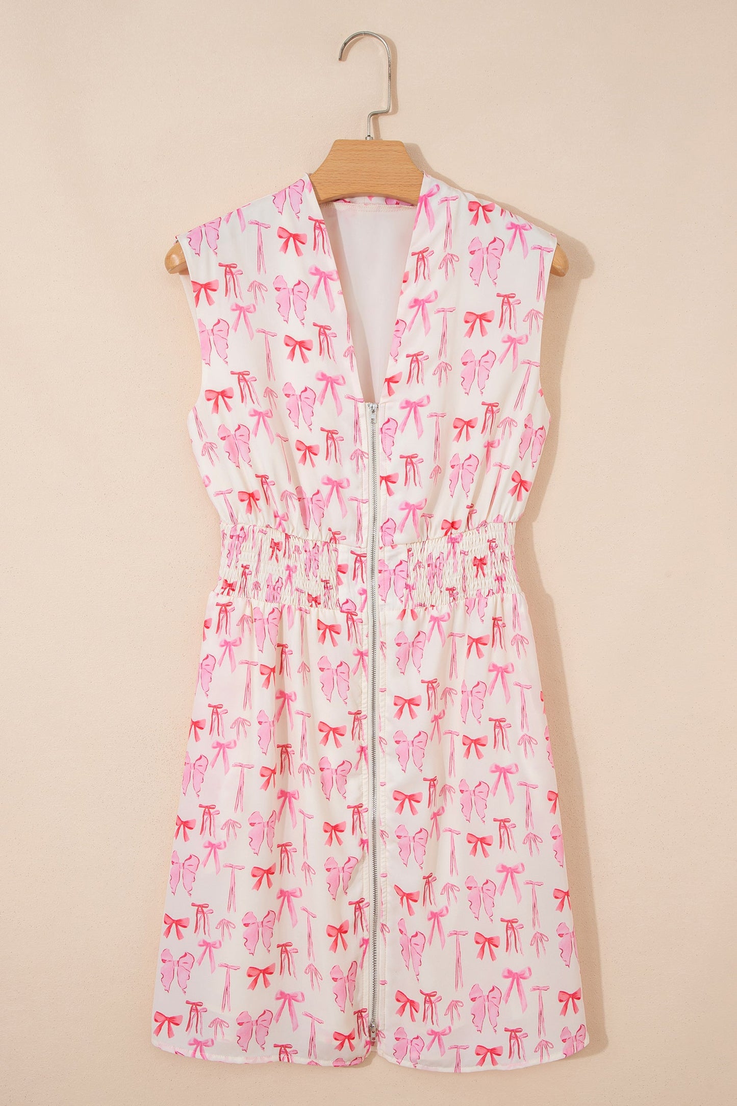 Alianna Sleeveless Bow Mini Dress