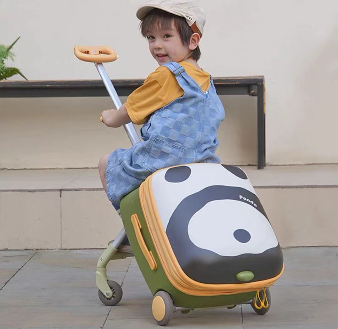 A 2-in-1 Travel Suitcase That Doubles As A Stroller Kids Can Sit And Ride While You Pull It Along Perfect For Traveling With Children