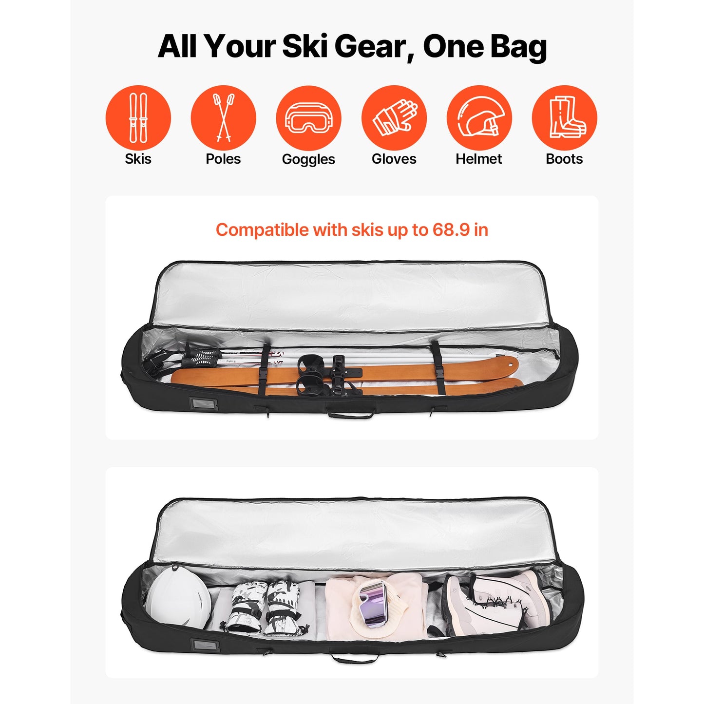 Snowboard Bag Up to 65 in / 165 cm