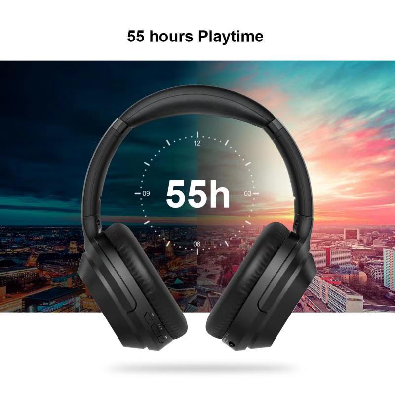 M98 Active Noise Cancelling Headphones with Bluetooth and Long Battery Life for Immersive Sound Experience