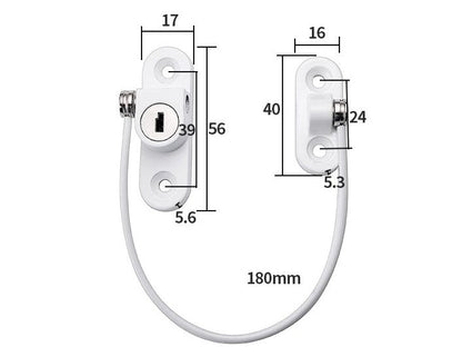 Window Security Chain Lock for Baby Safety