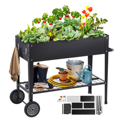 Raised Garden Bed - Elevated Metal Planter Box