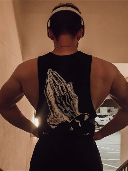 Men's Round Neck Graphic Tank