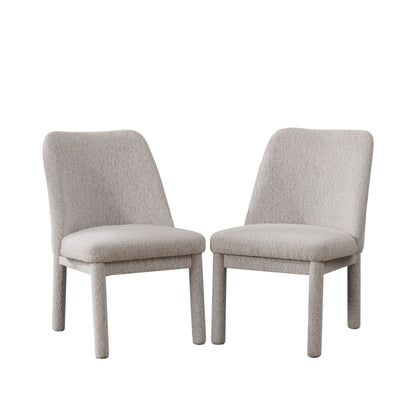 Wide Minimalist Dining Chair