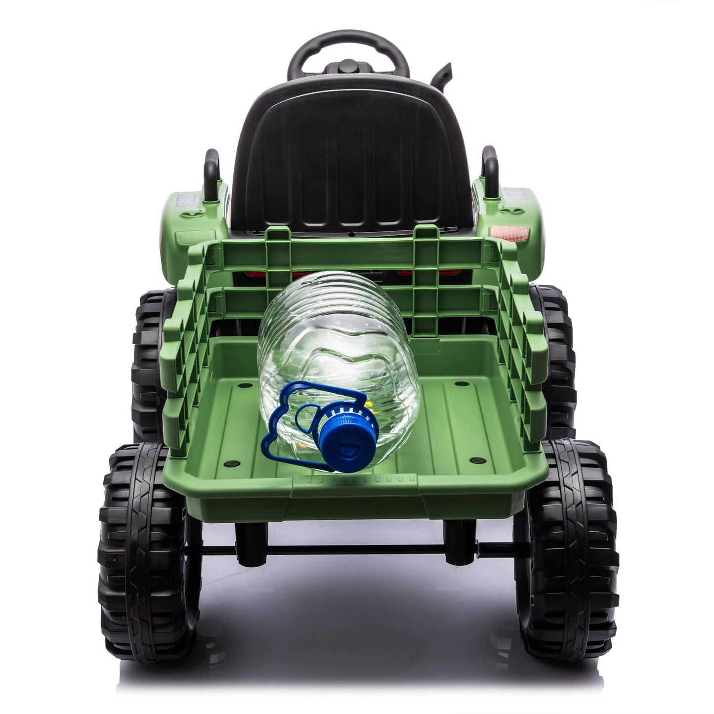 Ride On Tractor With Trailer - 24V Battery Powered Electric Tractor Toy