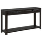 Marcelo Sofa Console Table with 2 Drawers and Shelf Coffee
