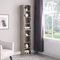 8-Layer Adjustable Shelf Ultra-Thin Bookshelf