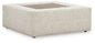Ashbourne Estate - Oversized Accent Ottoman - Snowstone