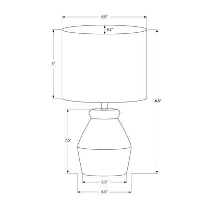 Lighting, Table Lamp Modern - Cream