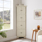 4-Tier 72" Corner Kitchen Pantry Storage Cabinet with 8 Doors