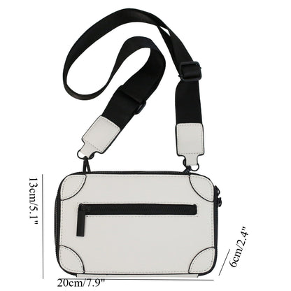 Men's Crossbody Bag Simple, Design Box Bag stylish, Small Satchel Shoulder Bag
