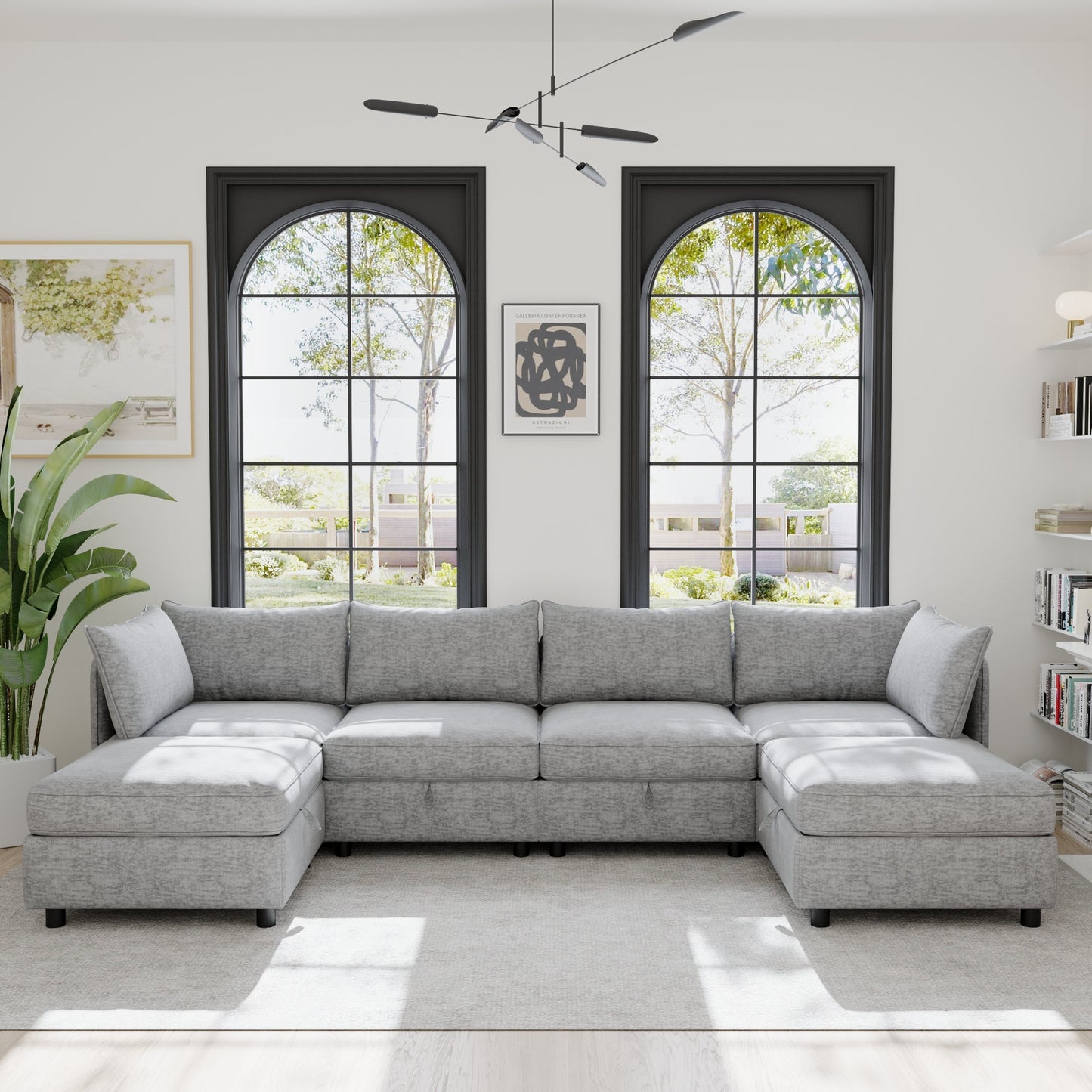 Modular Sectional Sofa, Convertible Sofa Seat With Storage