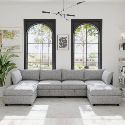 Modular Sectional Sofa, Convertible Sofa Seat With Storage