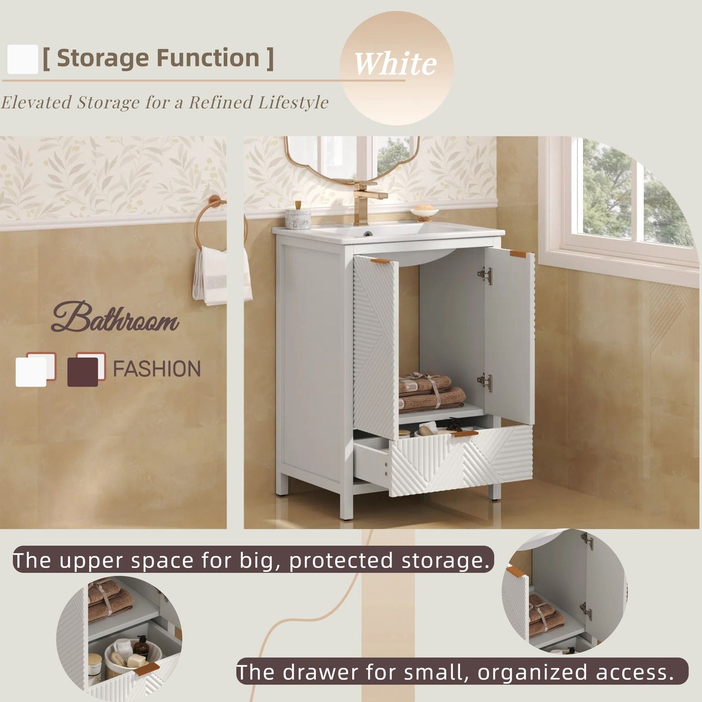 Modern Bathroom Vanity With Sink Combo