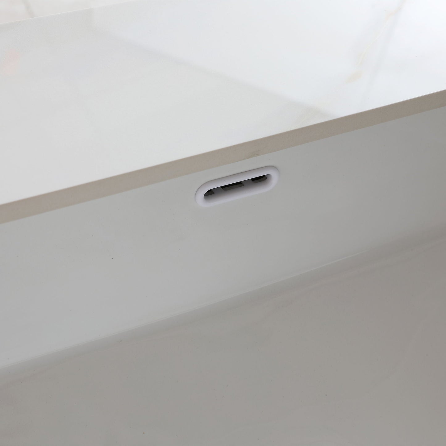 Vanity Top With Undermount Sink And Backsplash, Sintered Stone