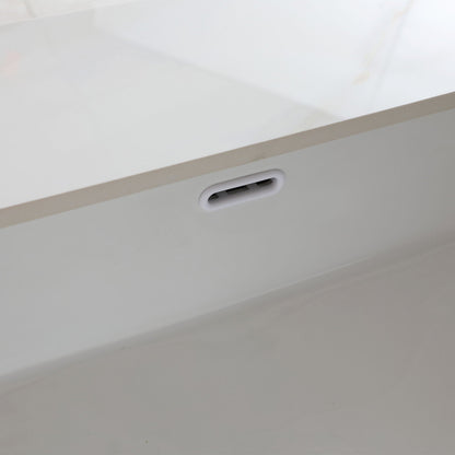 Vanity Top With Undermount Sink And Backsplash, Sintered Stone