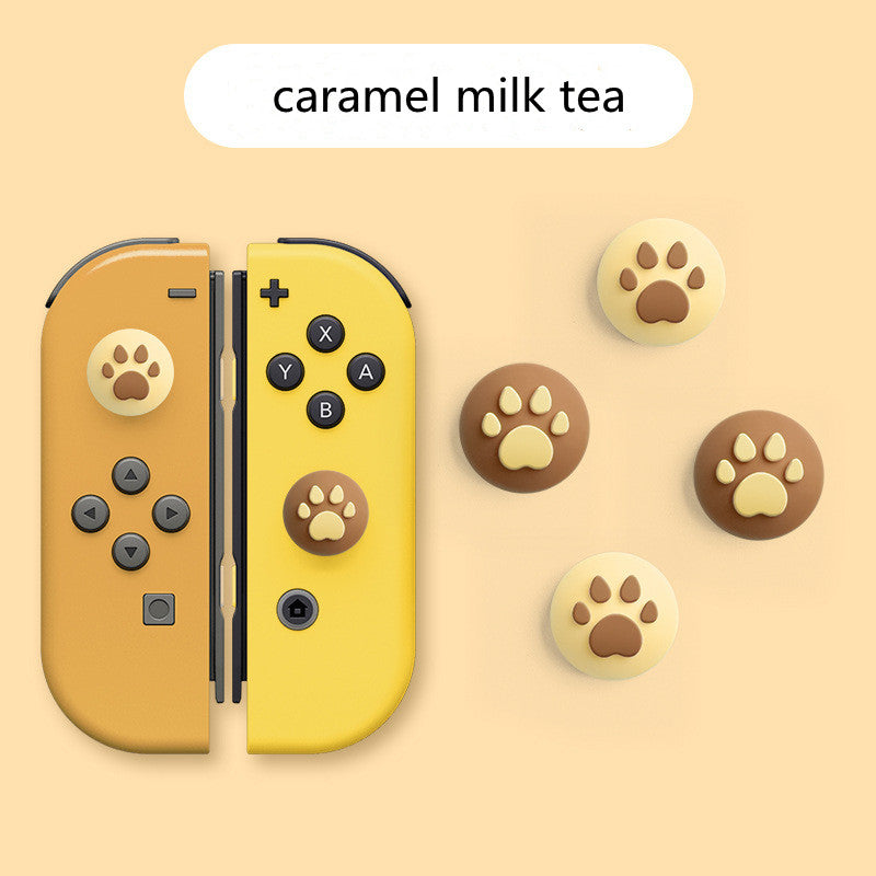 New 4 pieces cute For Nintendo Lite Rocker Cat Claw Key Accessories button attachments