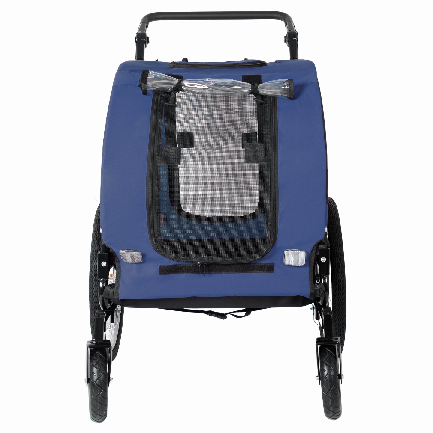 2-in-1 Bike Trailer & Pet Stroller for Dogs up to 100lbs