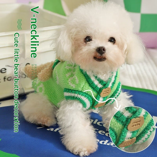 Dog Clothes Autumn Bichon Frise Puppy Sweater