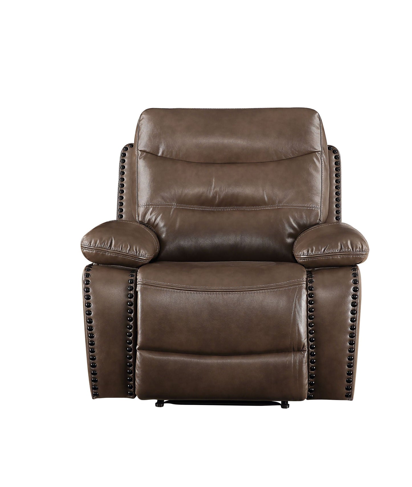 Aashi Leather Gel Match Recliner Chair - Brown