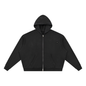 Loki & Ivy Unisex Vintage Wash Full Zip Boxy Hoodie
