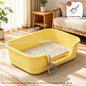 Semi-Enclosed Anti-Splash Cat Litter Box