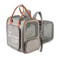 Large Capacity Oxford Cloth And PU Expandable Pet Bag