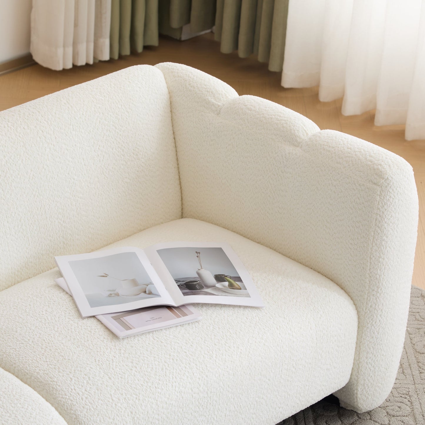 Tonson 83" 3-Seater Boucle Sofa