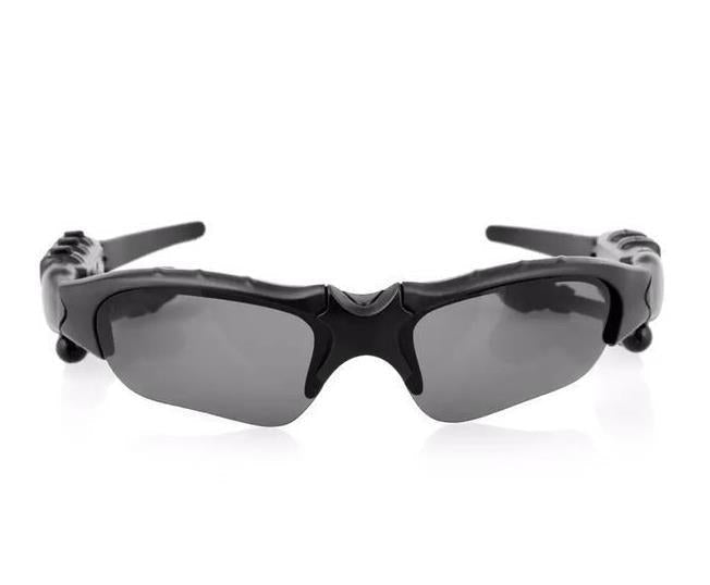 Midnight Black Titan Audio Specs | IPX4 Waterproof Smart Bluetooth 5.0 Sports Sunglasses with Wireless Mic & Open-Ear Audio